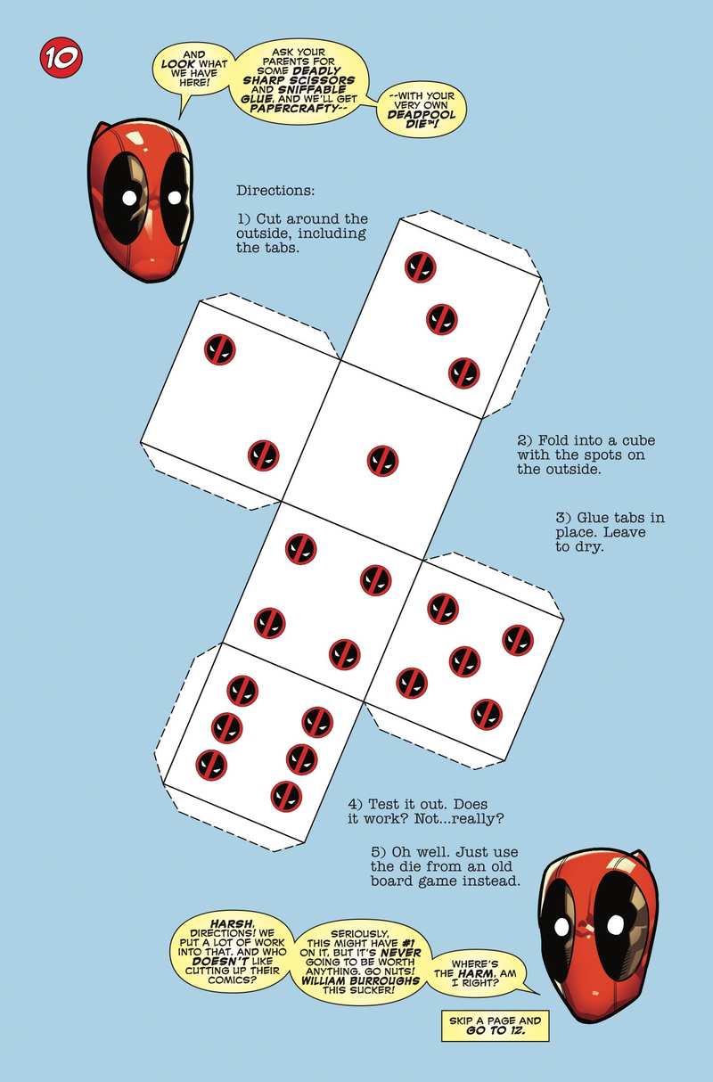 Illustration for article titled Choose your own wacky adventure in this You Are Deadpool #1 exclusive